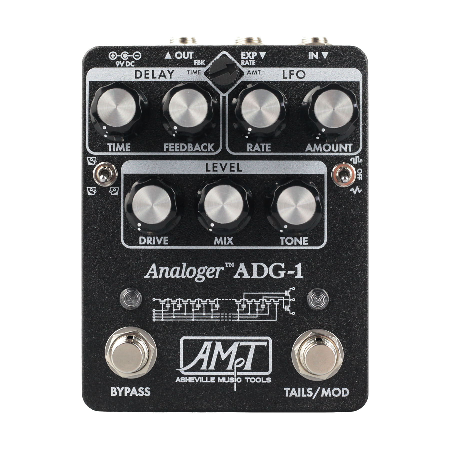 Asheville Music Tools ADG-1 Anologer Delay Pedal in Textured Black - £419 New