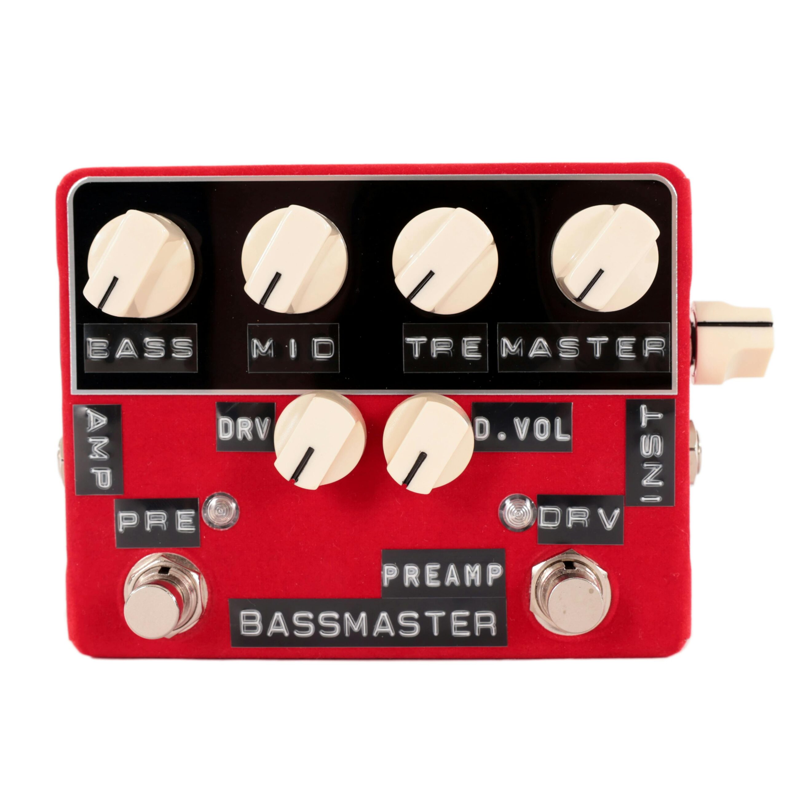 Shin's Music Bass Master Pre-Amp Pedal in Red in Cream Knobs - £319 New