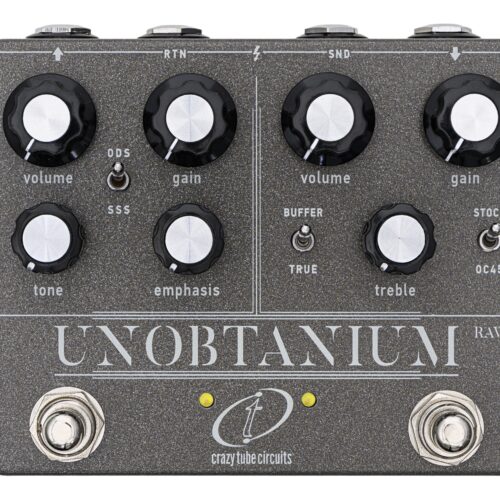 Crazy Tube Circuits Unobtainium RAW Dual Channel Amplifier Overdrive Pedal - £295 New