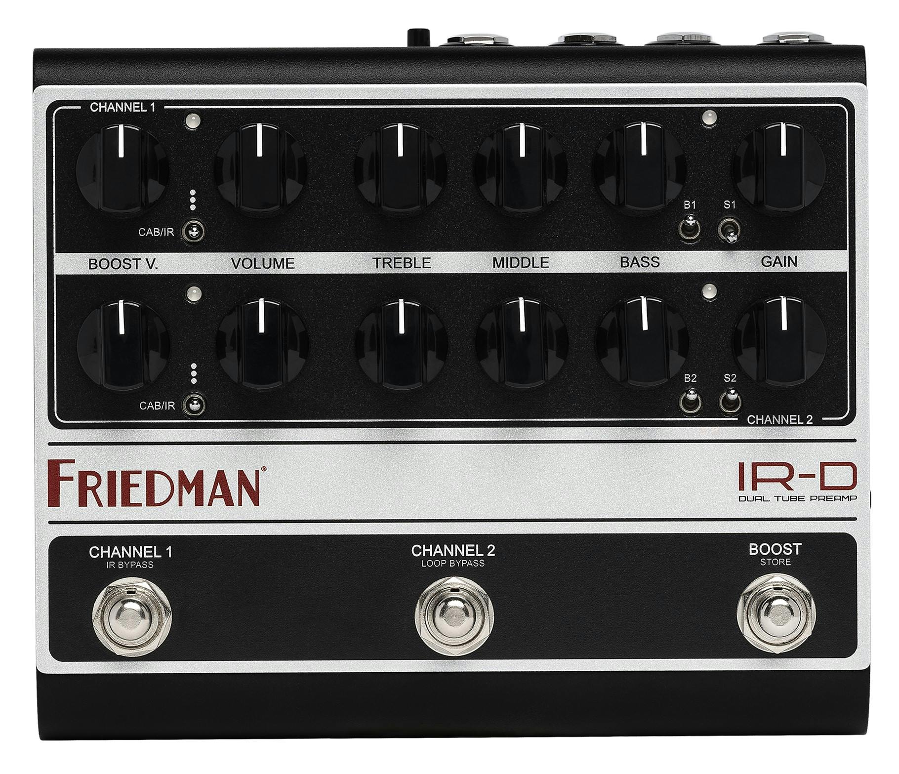 Friedman IR-D 2-Channel Dirty Shirley Twin Sister Tube Preamp Pedal – £425 New