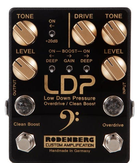 Rodenberg LDP Overdrive Clean Boost Bass Pedal - £119 New