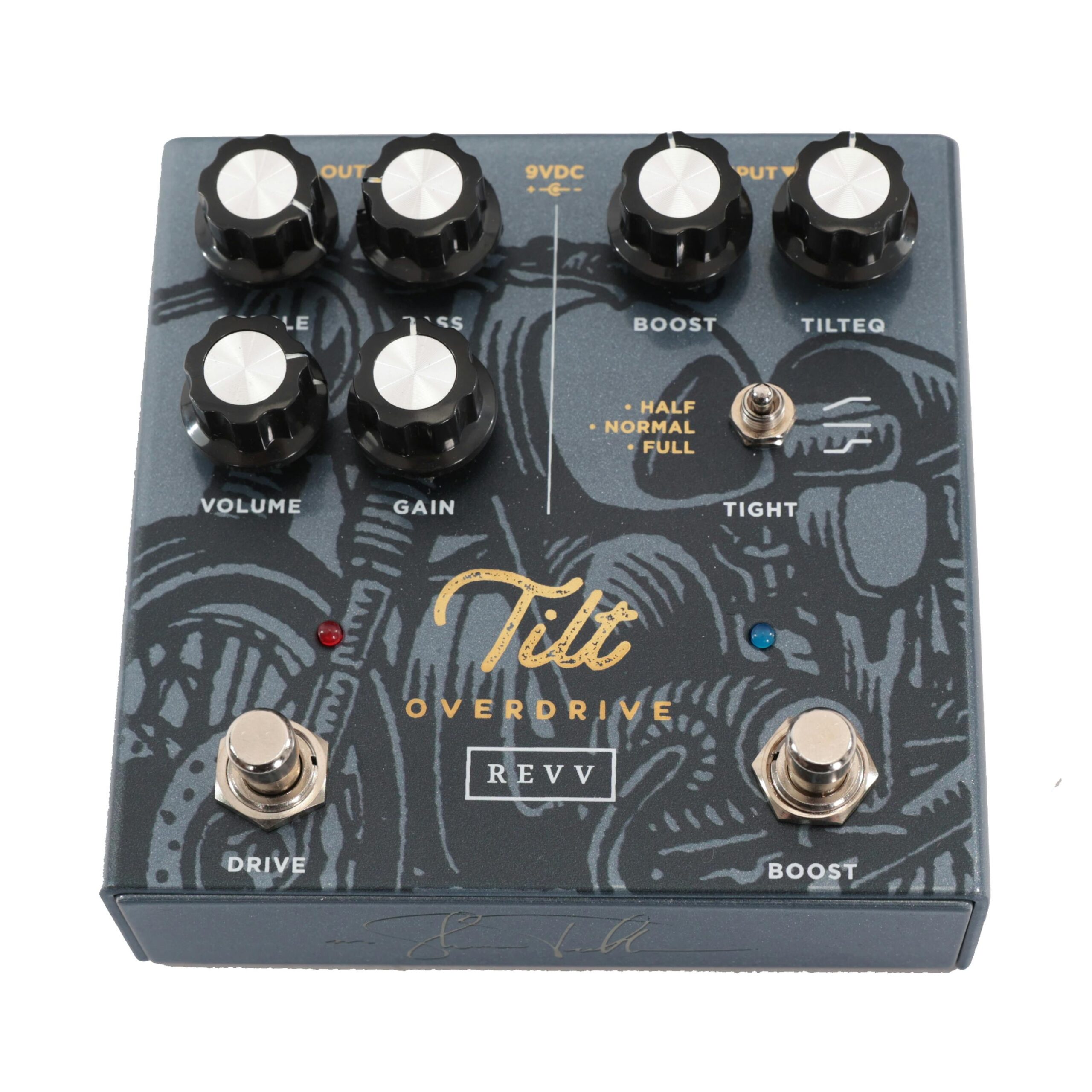 Second Hand Revv Shawn Tubbs Tilt Overdrive Pedal 0080 - £149 New