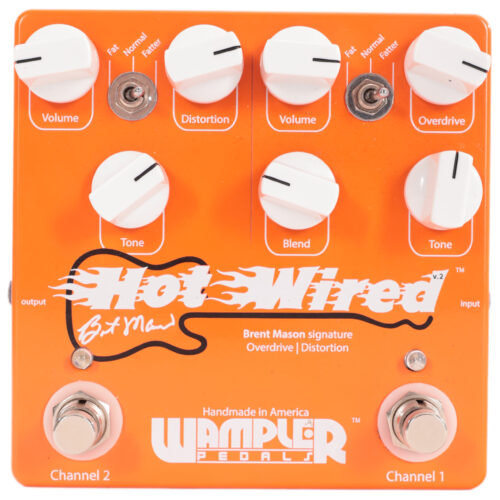 Second Hand Wampler Hot Wired Brent Mason Overdrive Pedal 3469 - £149 New