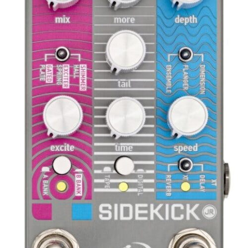 Crazy Tube Circuits Sidekick JR Junior Chorus Flanger Delay Reverb Multi FX Pedal - £249 New