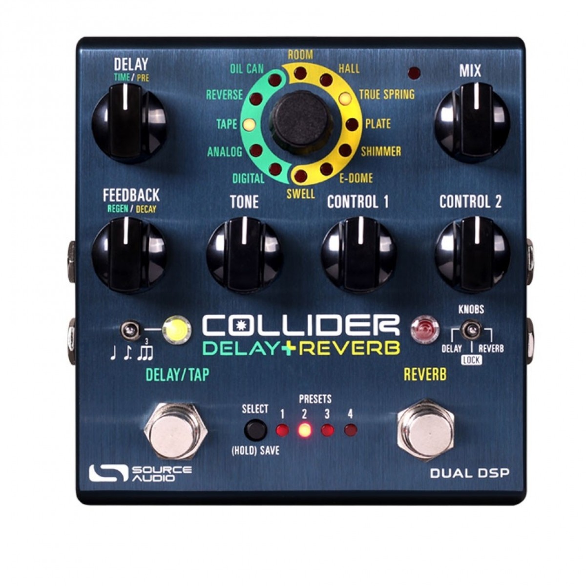 Source Audio Collider Delay & Reverb Pedal - New Source Audio