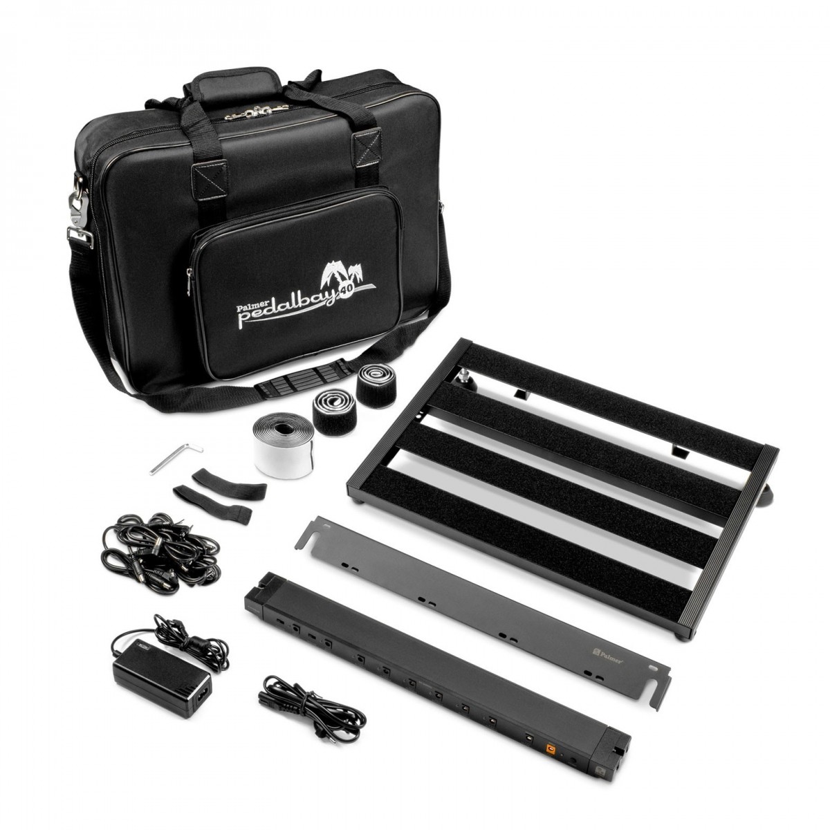 Palmer Pedalbay 40 PB Pedal Board with WTBP40 Powerbar - New Palmer