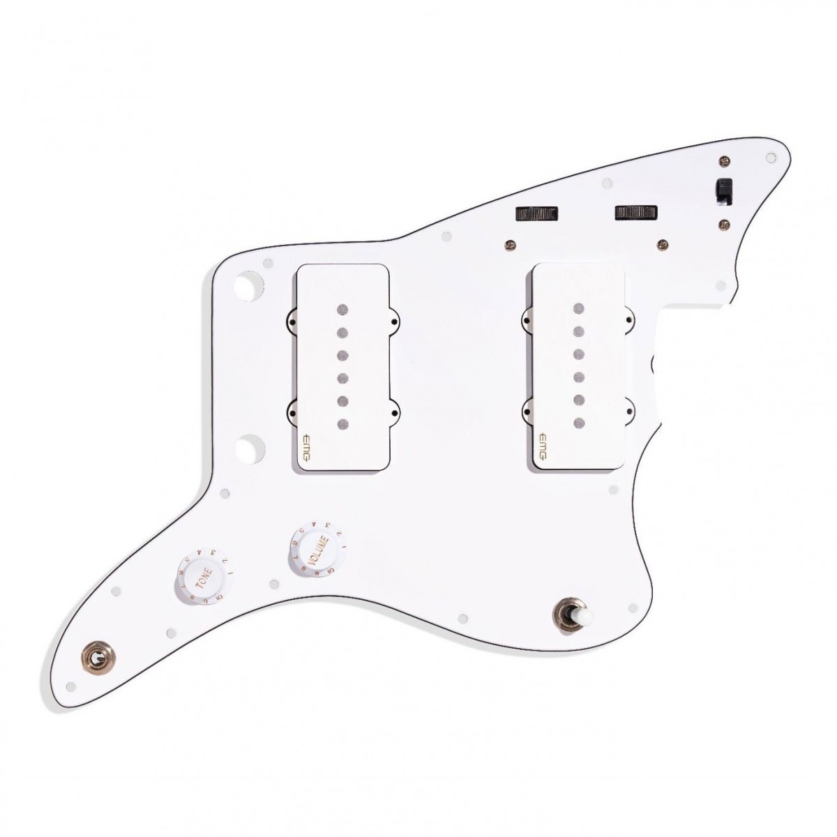 EMG Jmaster Loaded Pickguard System White - New EMG