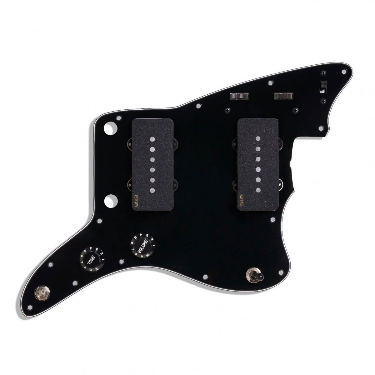 EMG Jmaster Loaded Pickguard System Black - New EMG