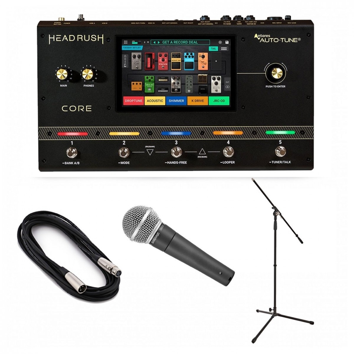 HeadRush CORE Guitar and Vocal Processor Bundle - New HeadRush