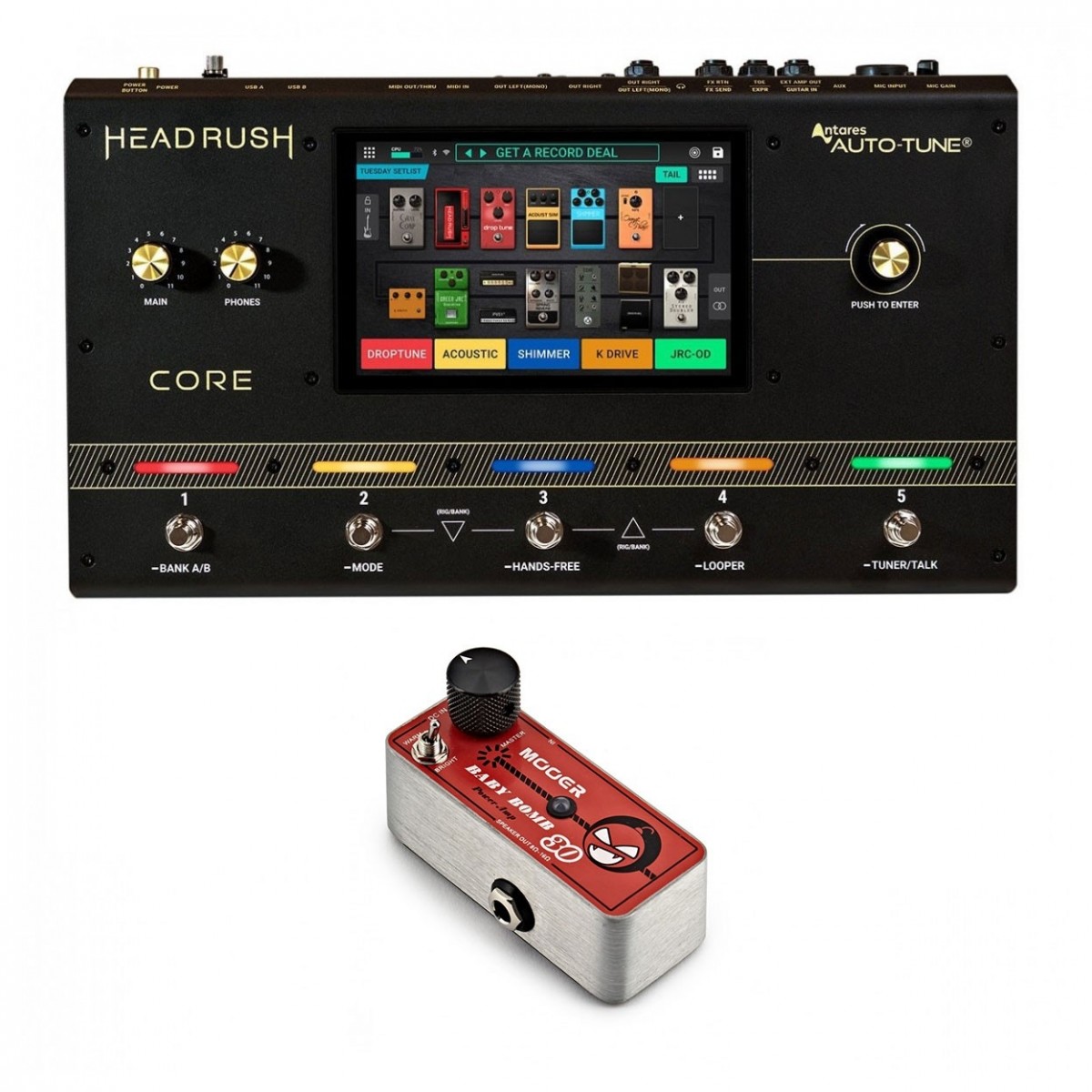 HeadRush CORE Guitar and Vocal Processor with Mooer Power Amp Bundle - New HeadRush