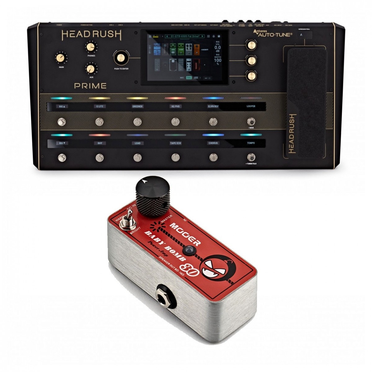 HeadRush PRIME Guitar and Vocal Processing with Mooer Power Amp - New HeadRush