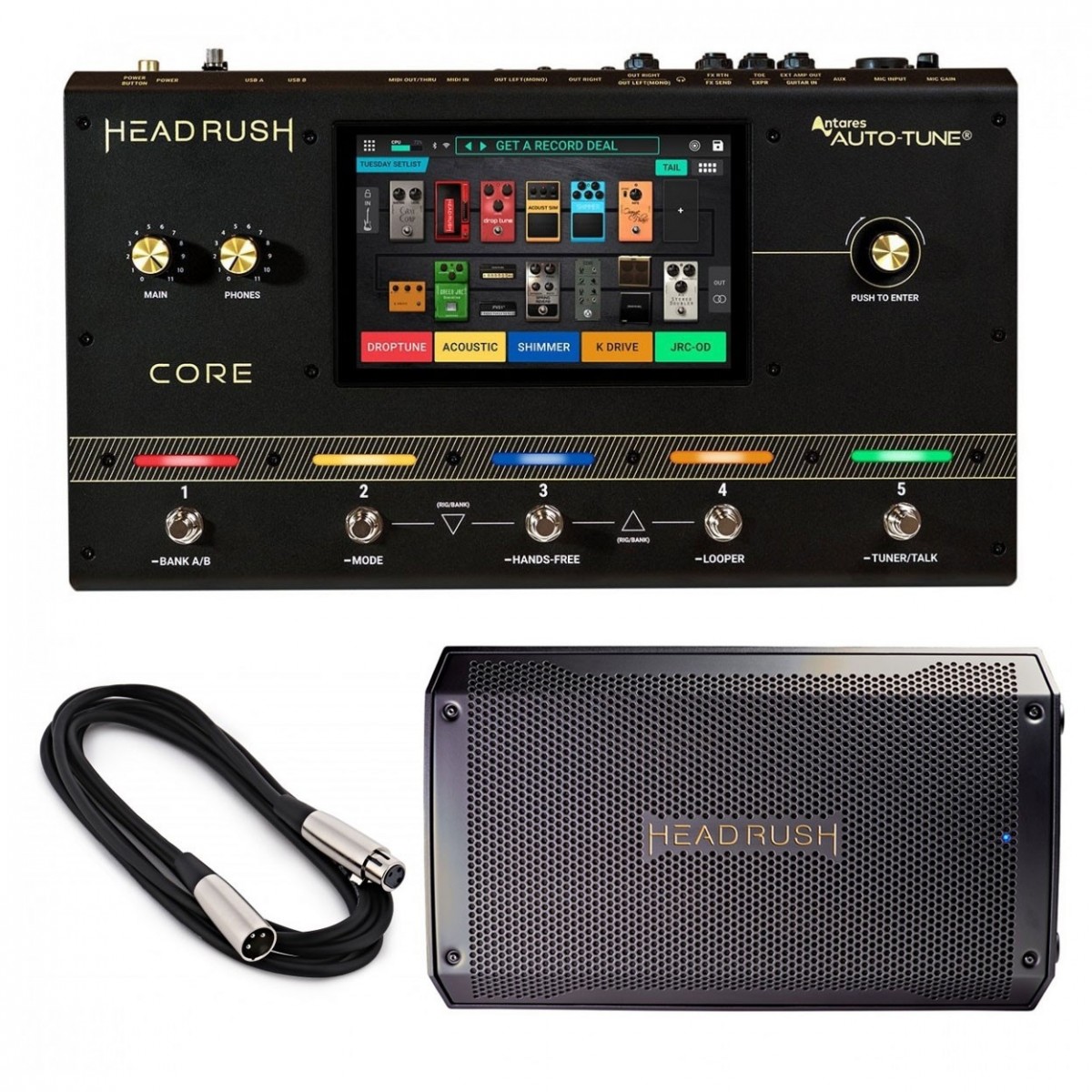 HeadRush CORE Guitar and Vocal Processer with HeadRush FRFR108MK2 - New HeadRush