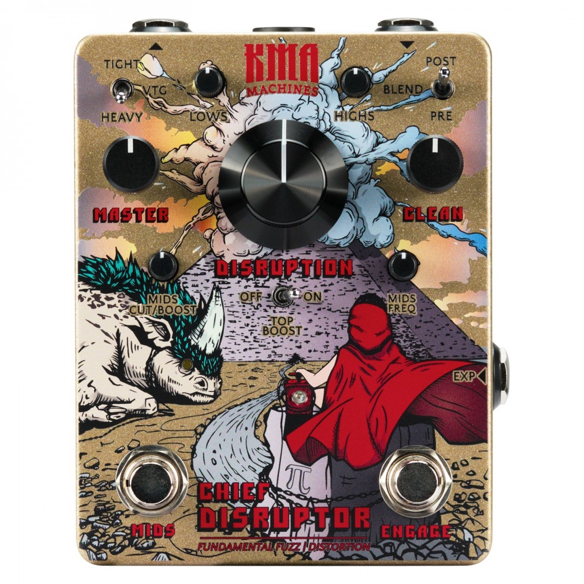 KMA Machines Chief Disruptor Fundamental Fuzz/Distortion Pedal - New KMA Audio Machines