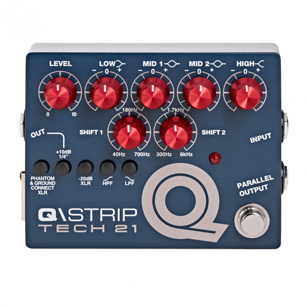 Tech 21 QST1 QStrip Dual Parametric EQ/DI & Channel Strip - New Tech 21