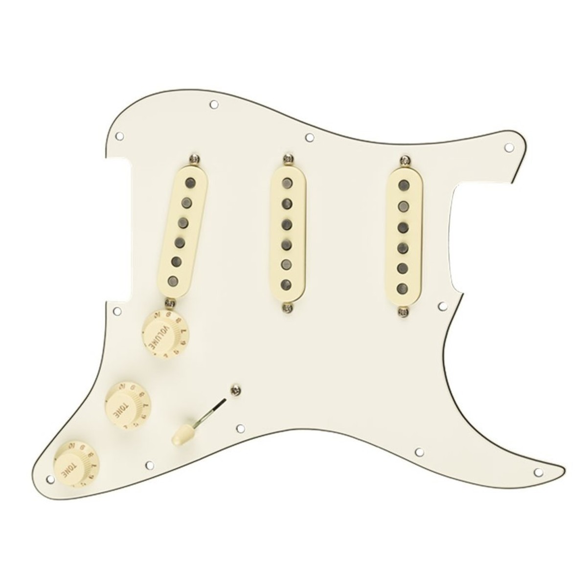 Fender Strat SSS Custom 69 Pre-Wired Pickguard WBW - New Fender