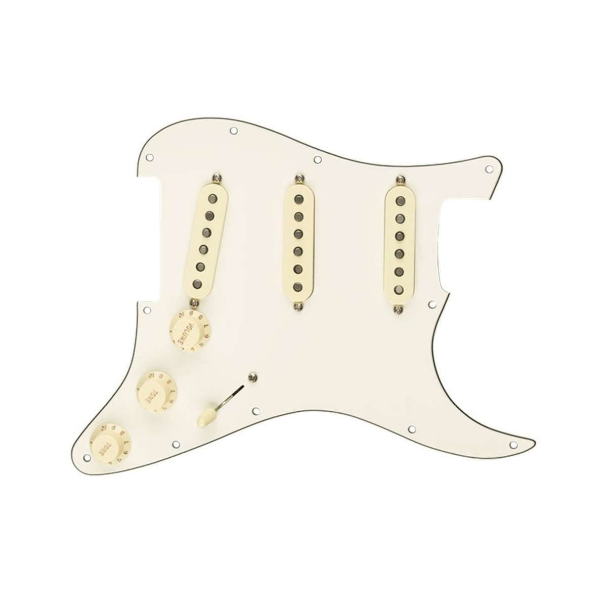 Fender Strat SSS 57/62 Pre-Wired Pickguard WBW - New Fender