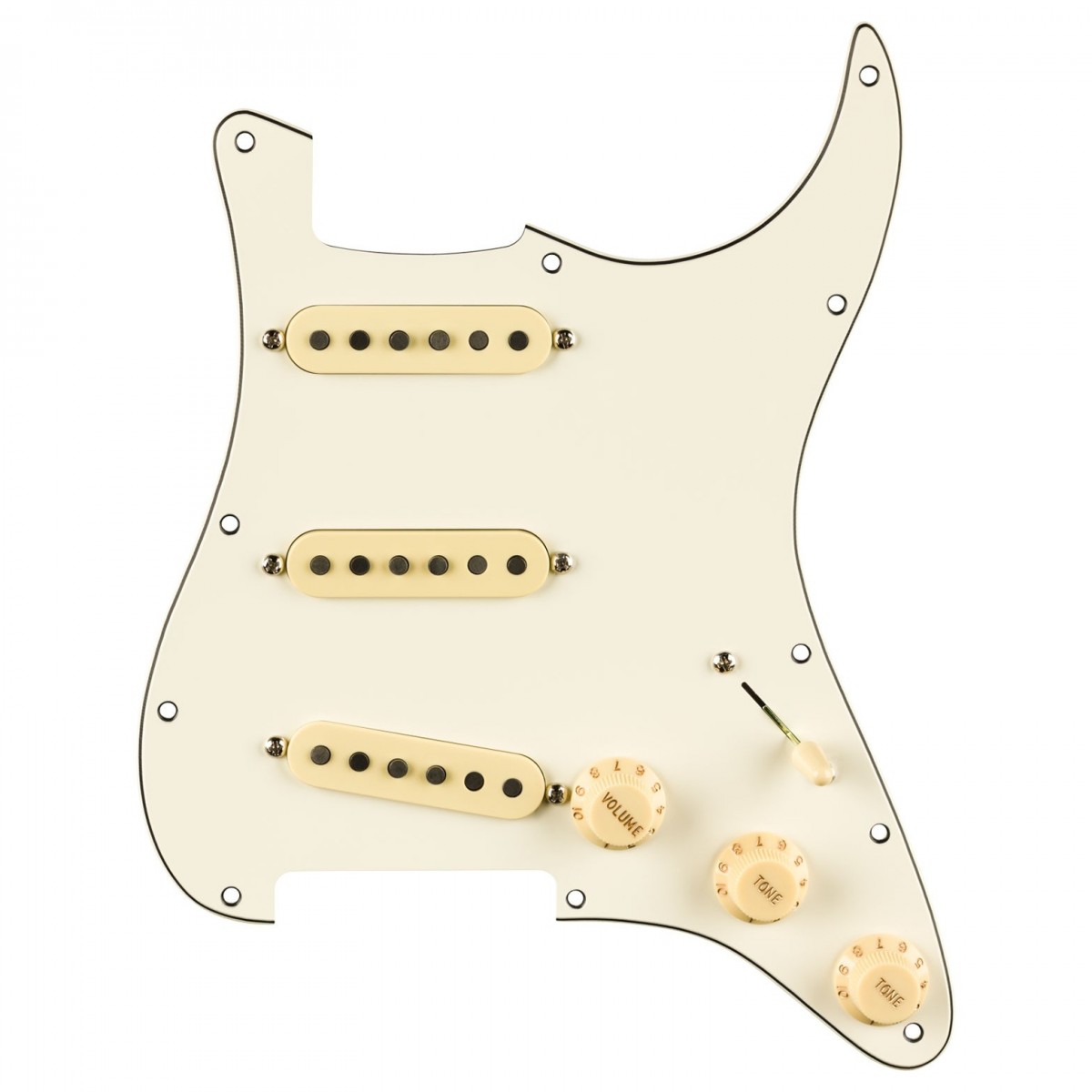 Fender Pre-Wired Strat Pickguard Pure Vintage 65 w/RWRP Midde Parch - New Fender