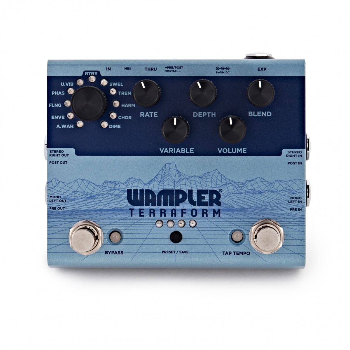 Wampler Terraform Modulation Multi Effects Pedal - New Wampler Pedals