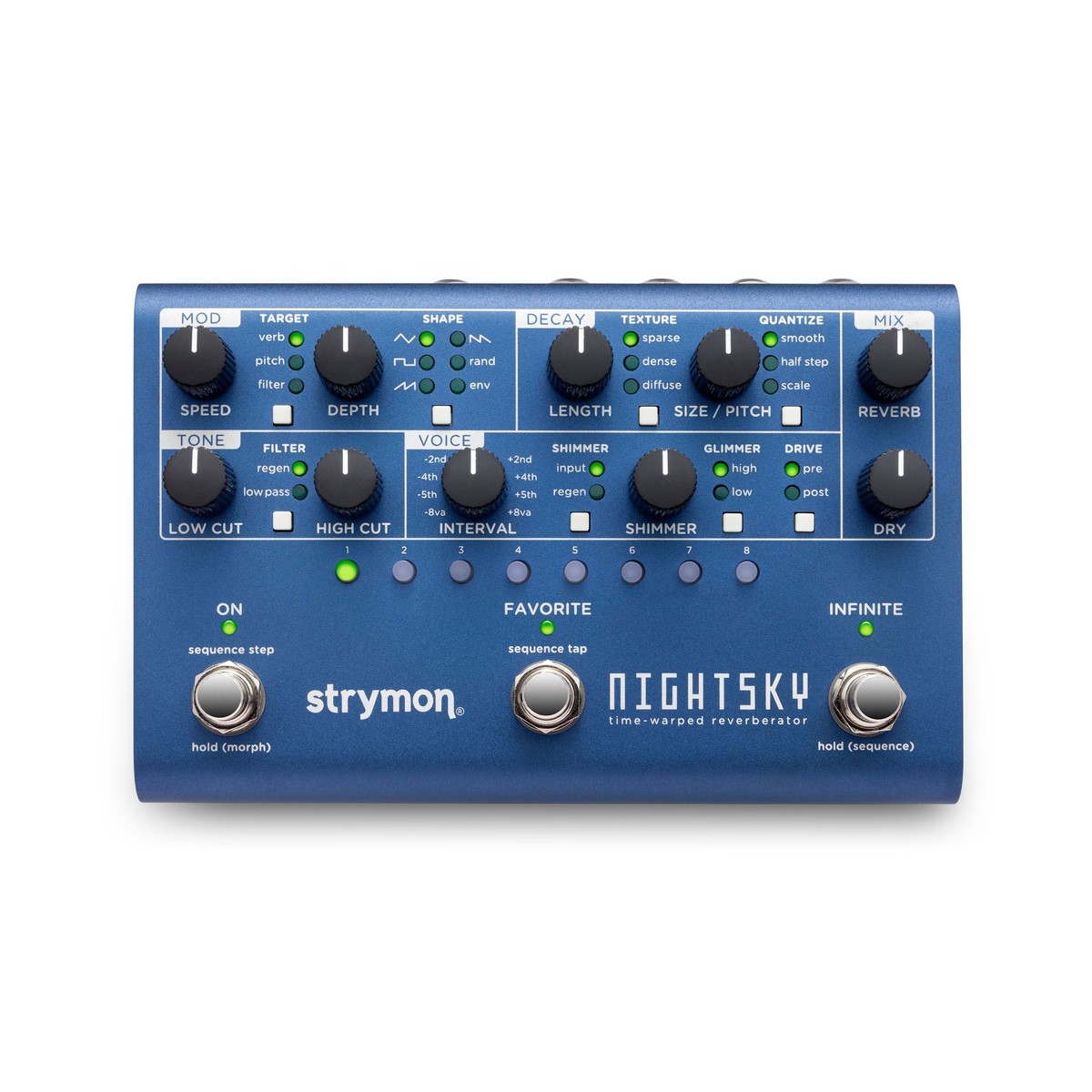 Strymon NightSky Time Warped Reverberator - New Strymon