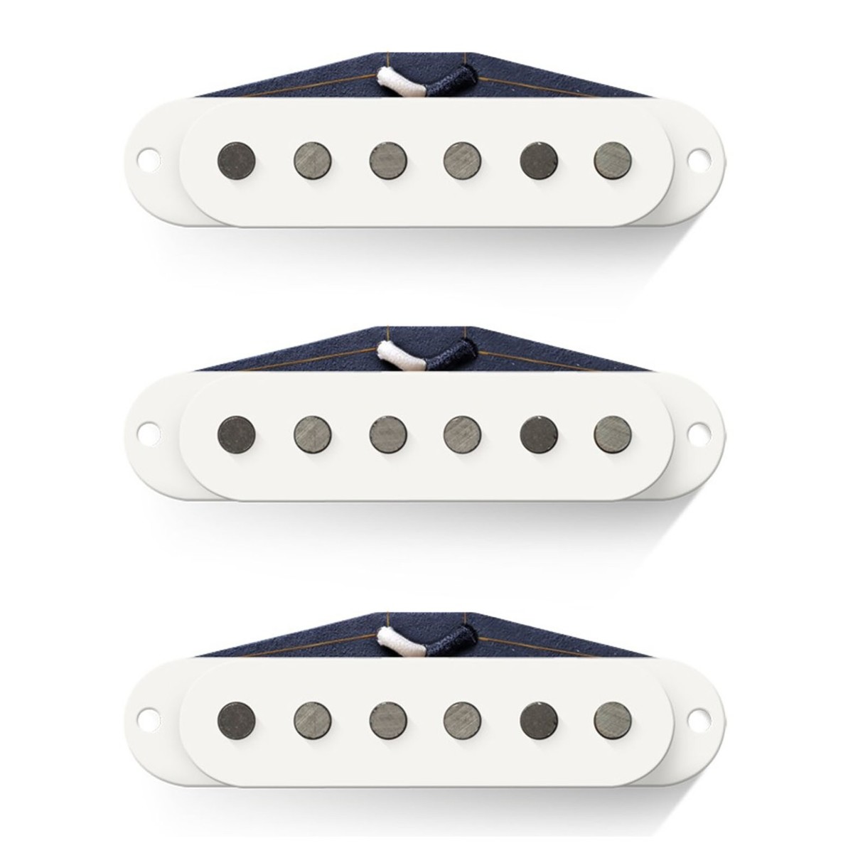 Bare Knuckle Pickups RWRP Apache Single Coils White Set - New Bare Knuckle Pickups