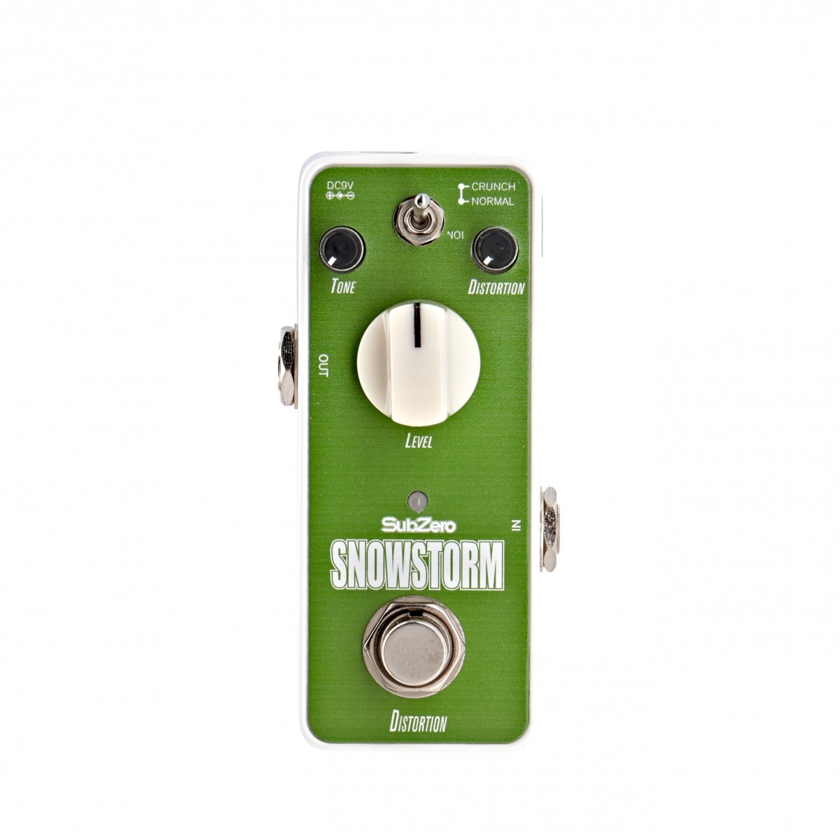 SubZero Snowstorm Distortion Micro Guitar Pedal - New SubZero