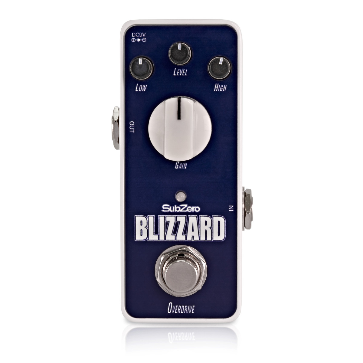 SubZero Blizzard Overdrive Micro Guitar Pedal - New SubZero