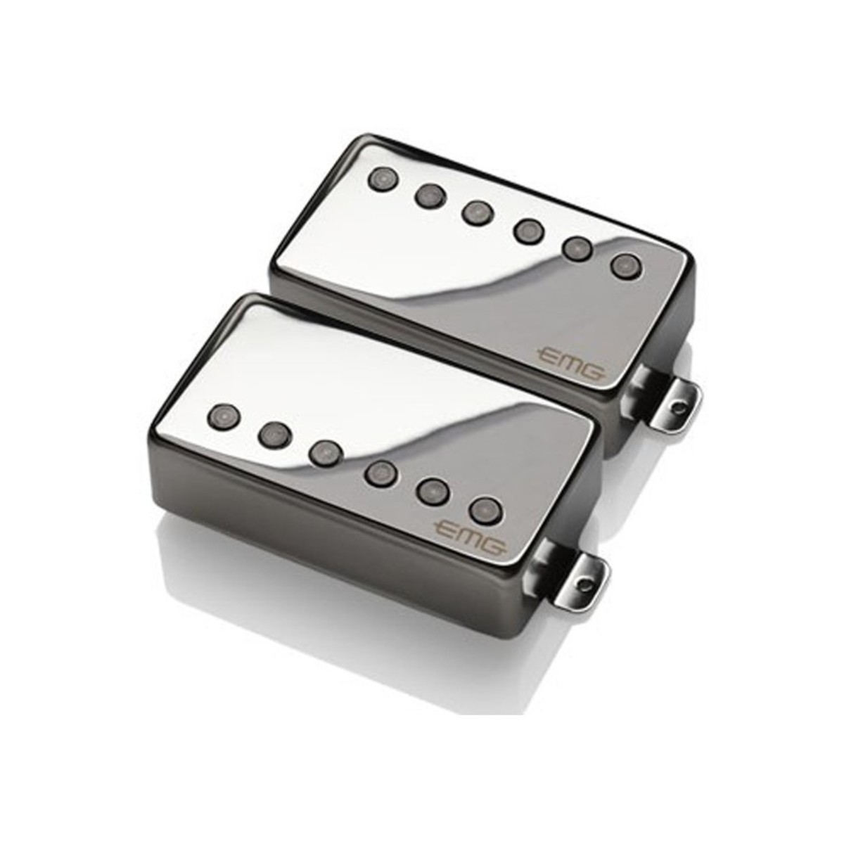 EMG 57/66 Humbucker Pickup Set Chrome - New EMG