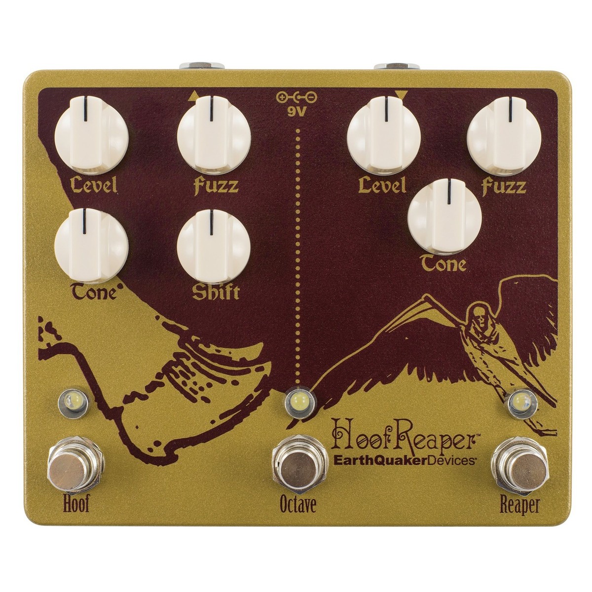 EarthQuaker Devices Hoof Reaper V2 Octave Fuzz - New EarthQuaker Devices