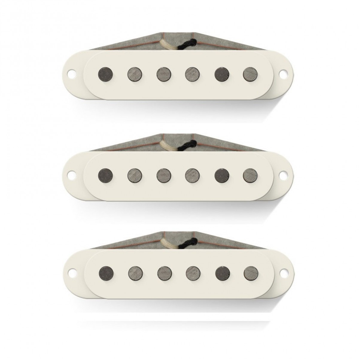 Bare Knuckle Slow Hand Higher Output Vintage Pickup Set Parchment - New Bare Knuckle Pickups