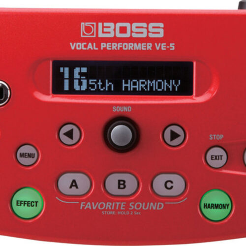 Boss VE-5 Vocal Performer Vocal Processor Red - New Boss