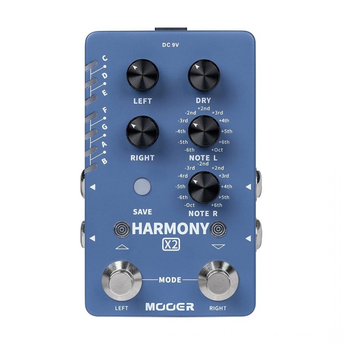 Mooer X2 Harmony Dual Channel Harmonizer Pedal - New Mooer Audio