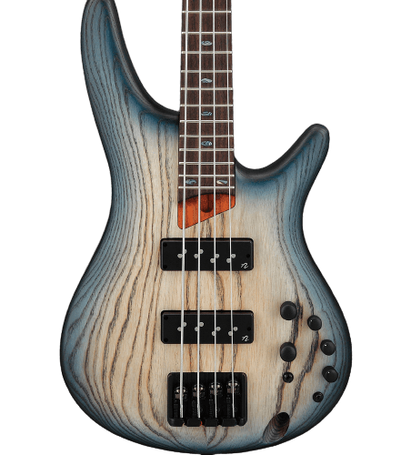 Ibanez SR600ECTF SR 4-String Bass Guitar in Cosmic Blue Starburst in stock