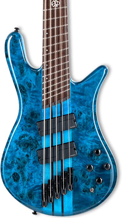 Spector NS Dimension Multi Scale 5 String Bass in Black Blue Gloss – £1899 New