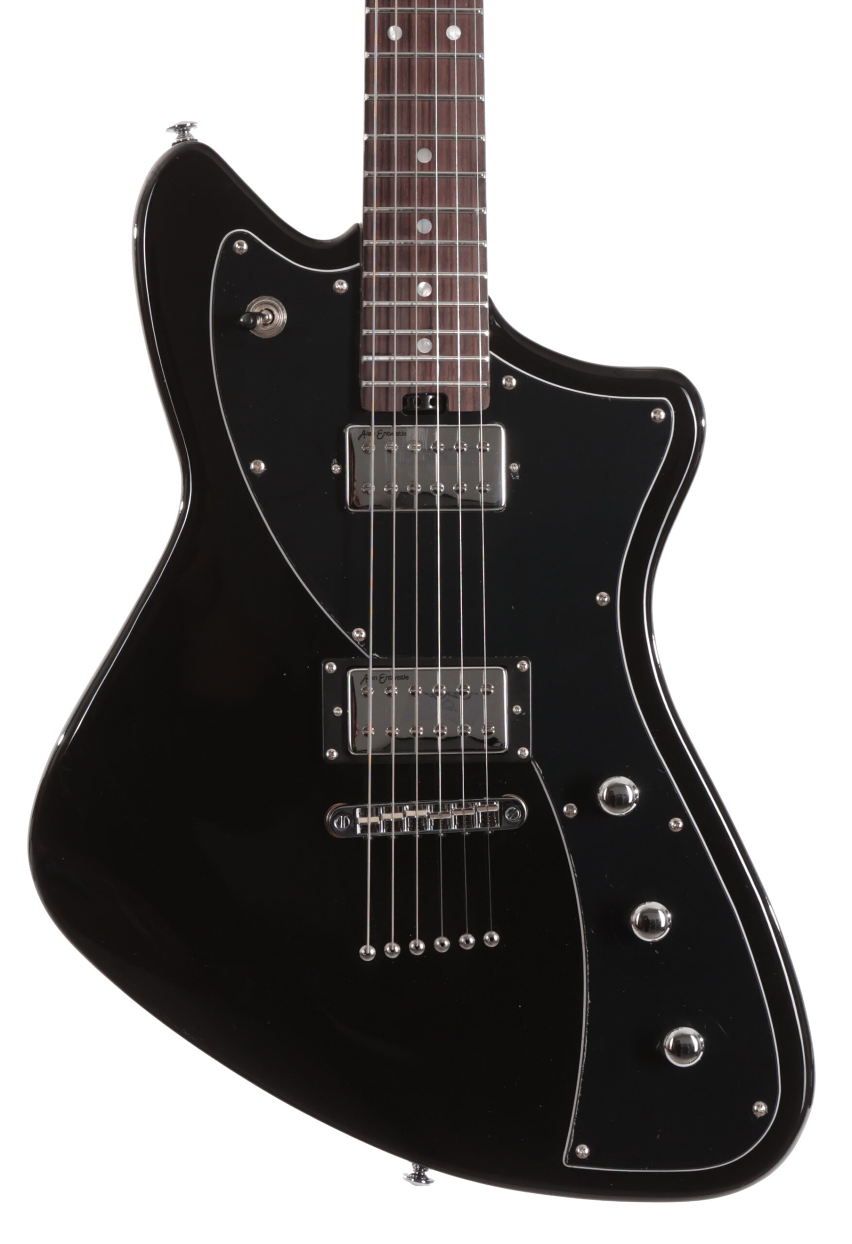 Soloking SJT200 Electric Guitar in Black with Rosewood Fretboard – £249 New