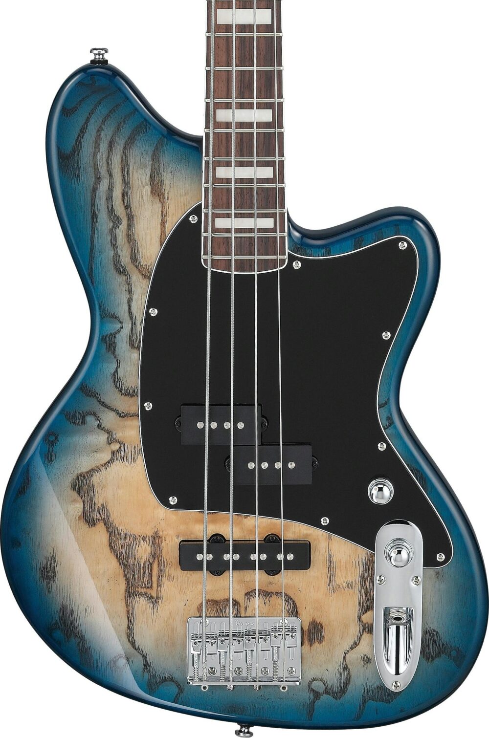 Ibanez TMB400TA-CBS 4-String Bass Guitar in Cosmic Blue Starburst in stock - Image 1