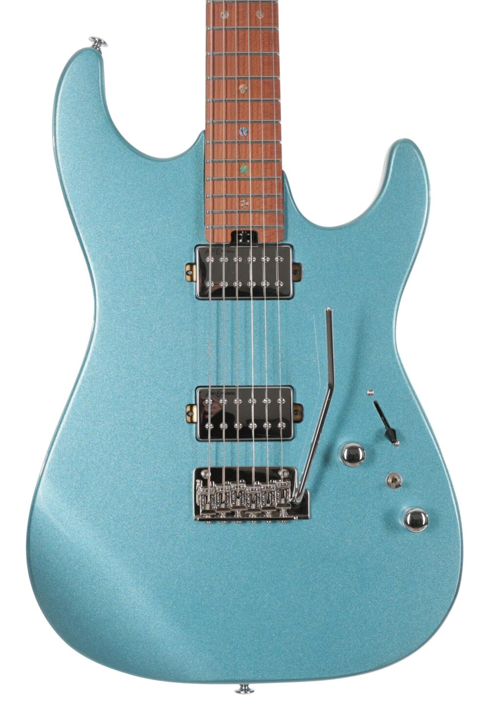 Soloking MS-1 Custom Electric Guitar in Ice Blue Metallic in stock