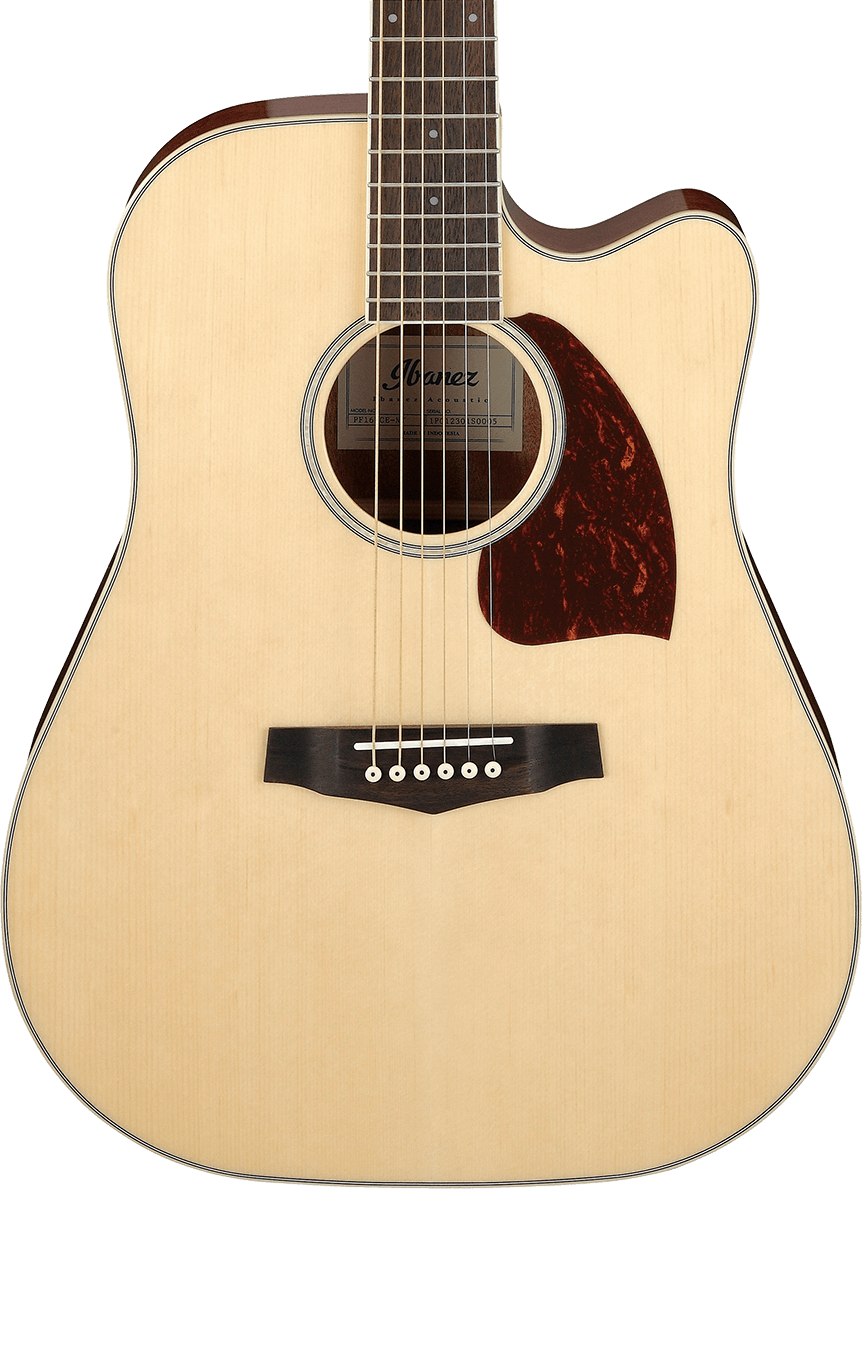 Ibanez PF16WCE-NT Electro Acoustic Guitar in Natural High Gloss in stock