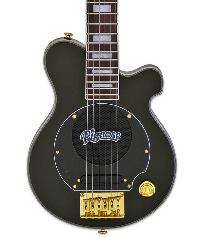 Pignose PGG-259 Electric Guitar with Built-in Amplifier in Black in stock