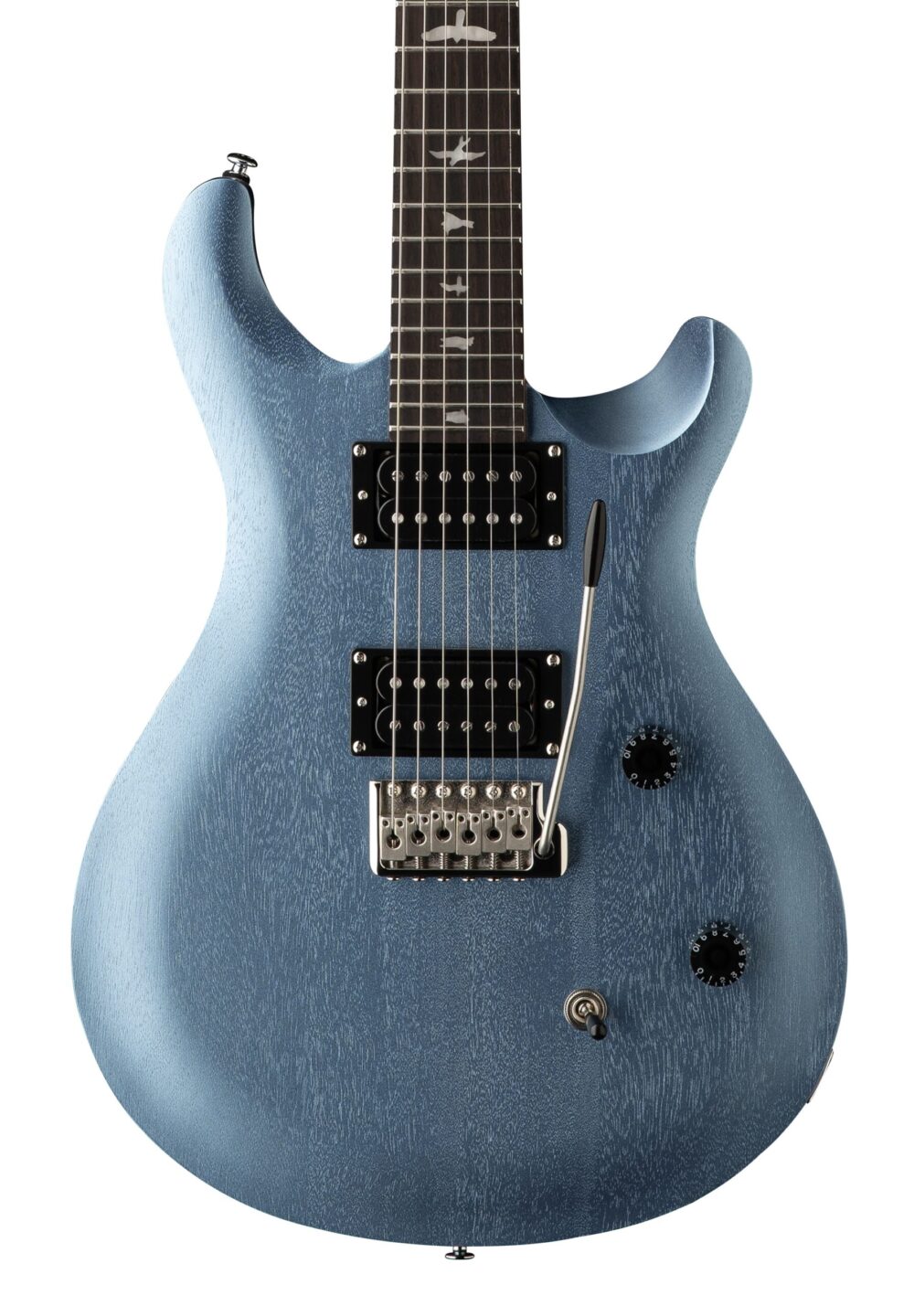 PRS SE CE24 Standard Satin Electric Guitar in Ice Blue Metallic in stock - Image 1