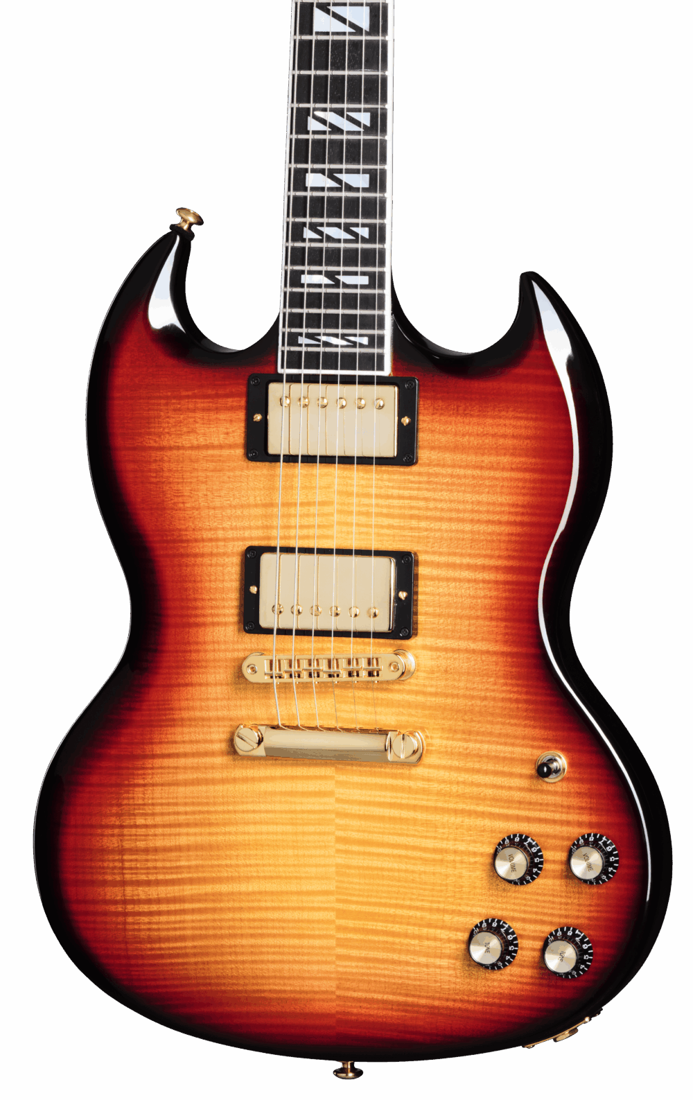 Gibson USA SG Supreme Electric Guitar in Fireburst in stock
