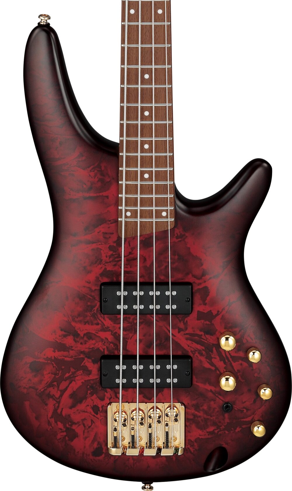 Ibanez SR300EDX-WZM SR Series 4-String Bass Guitar in Wine Red Frozen Matte in stock - Image 1
