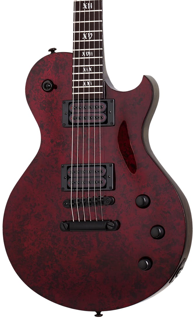 Schecter Solo-II Apocalypse in Red Reign in stock - Image 1