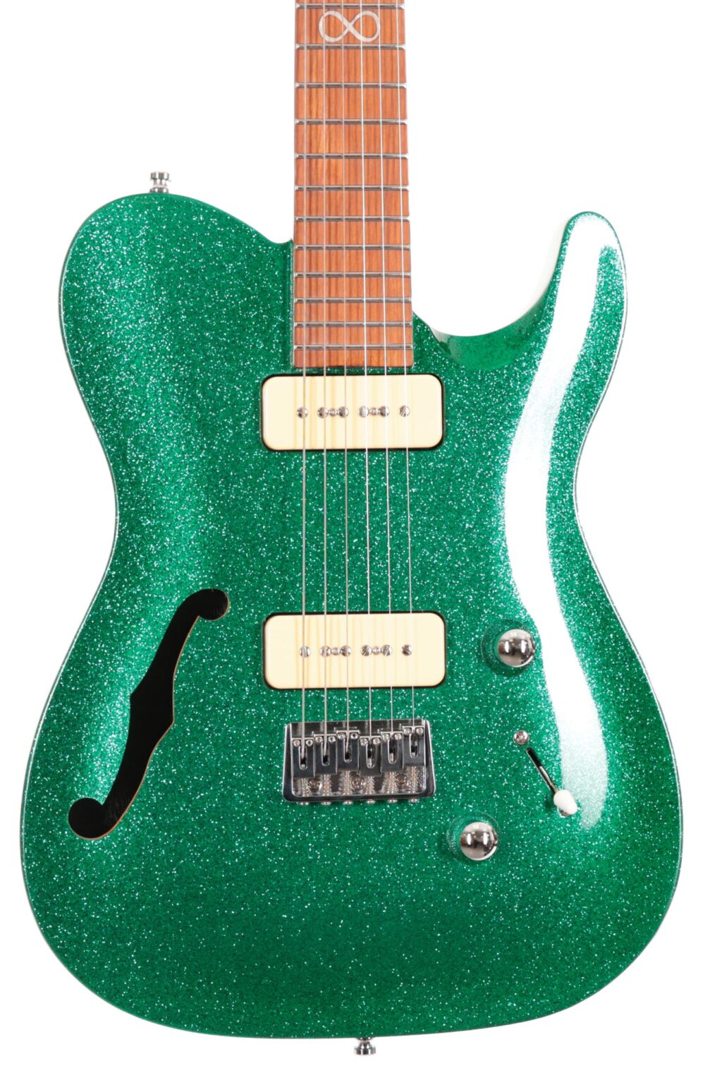 B Stock : Chapman ML3 Semi-Hollow Pro Traditional in Aventurine Green Sparkle 273 in stock