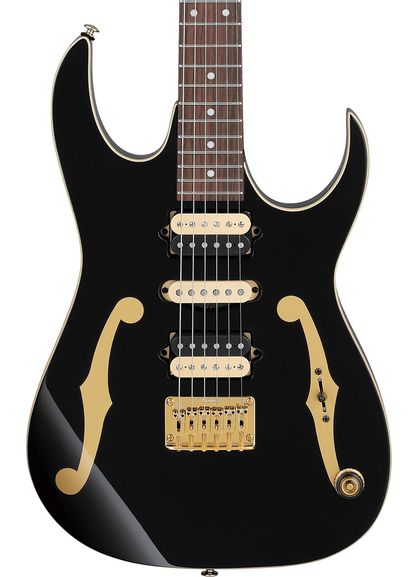 Ibanez PGM50-BK Premium Paul Gilbert Signature Electric Guitar in Black in stock - Image 1