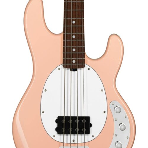 Sterling by Music Man Sub Stingray Ray4 Bass Guitar in Pueblo Pink in stock