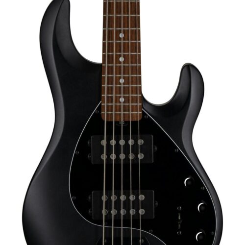 Sterling by Music Man Sub Stingray Ray5HH 5-String Bass Guitar in Stealth Black in stock