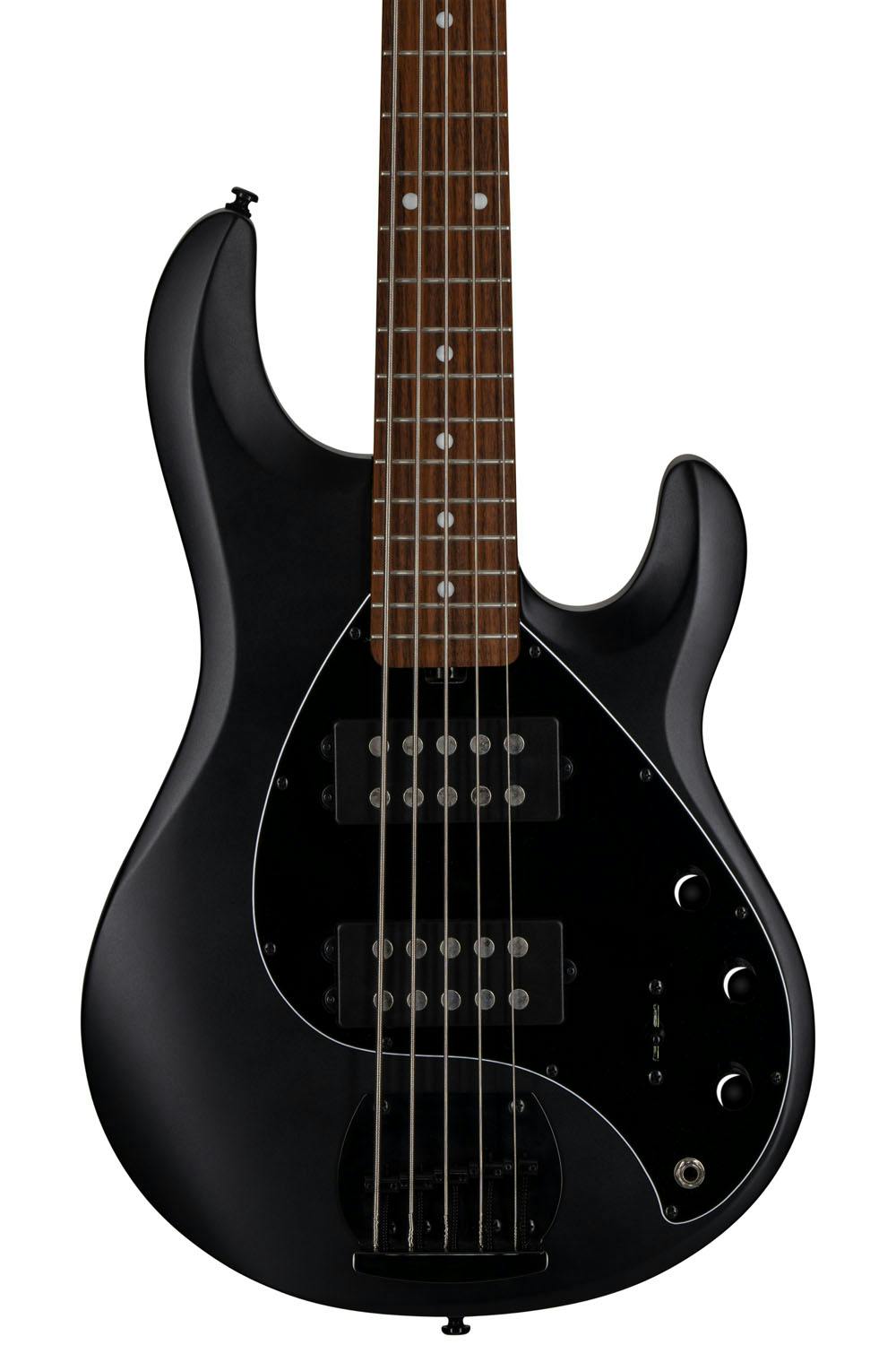 Sterling by Music Man Sub Stingray Ray5HH 5-String Bass Guitar in Stealth Black in stock