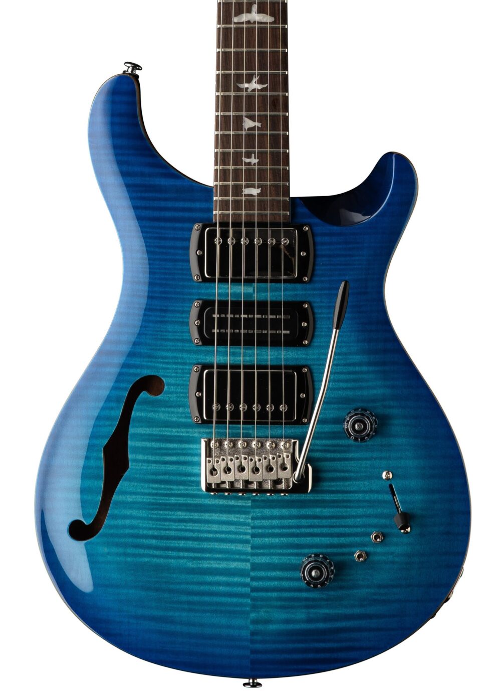 PRS SE Special Semi-Hollow Electric Guitar in Lake Blue in stock - Image 1