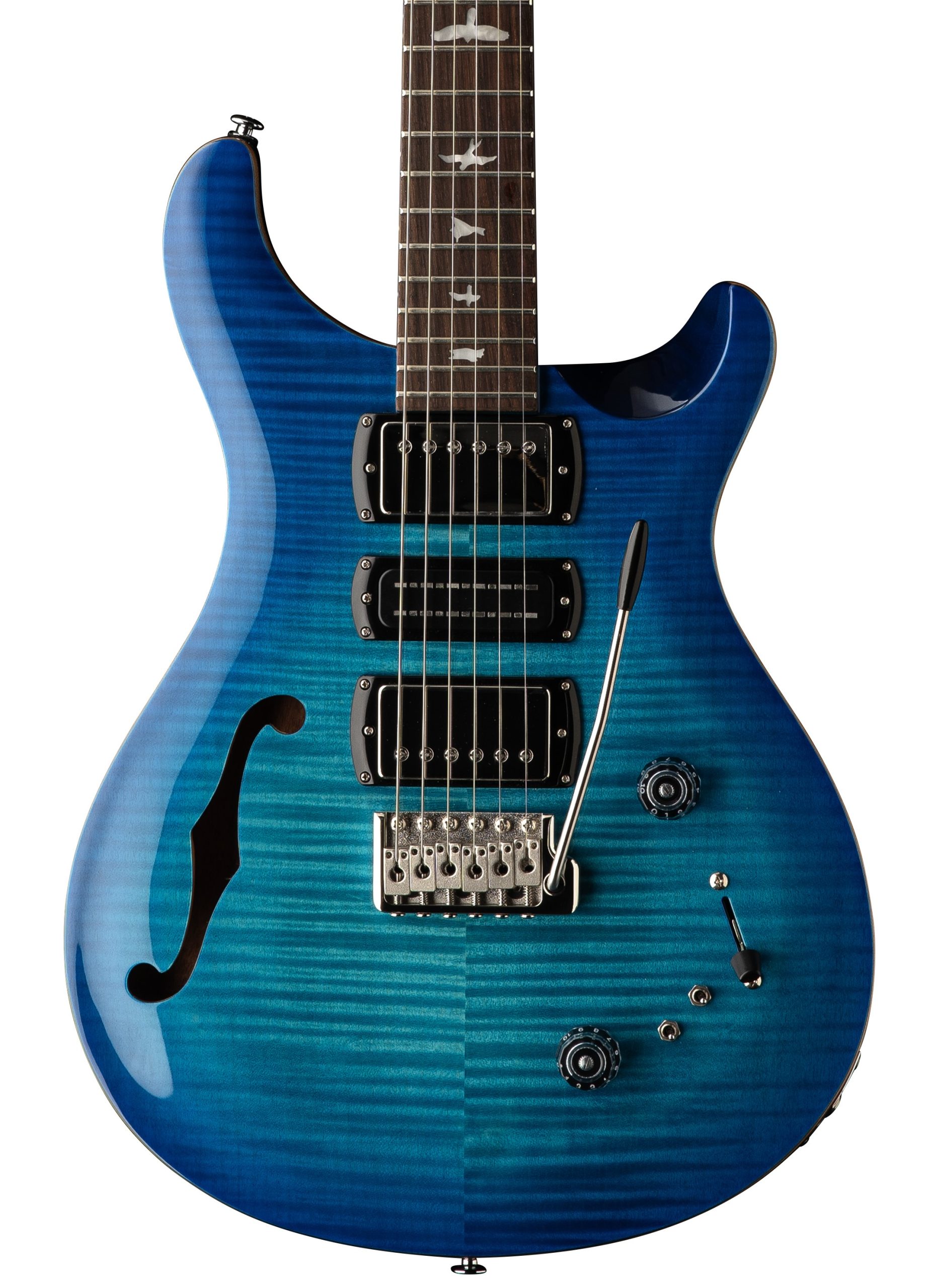 PRS SE Special Semi-Hollow Electric Guitar in Lake Blue in stock - Image 1