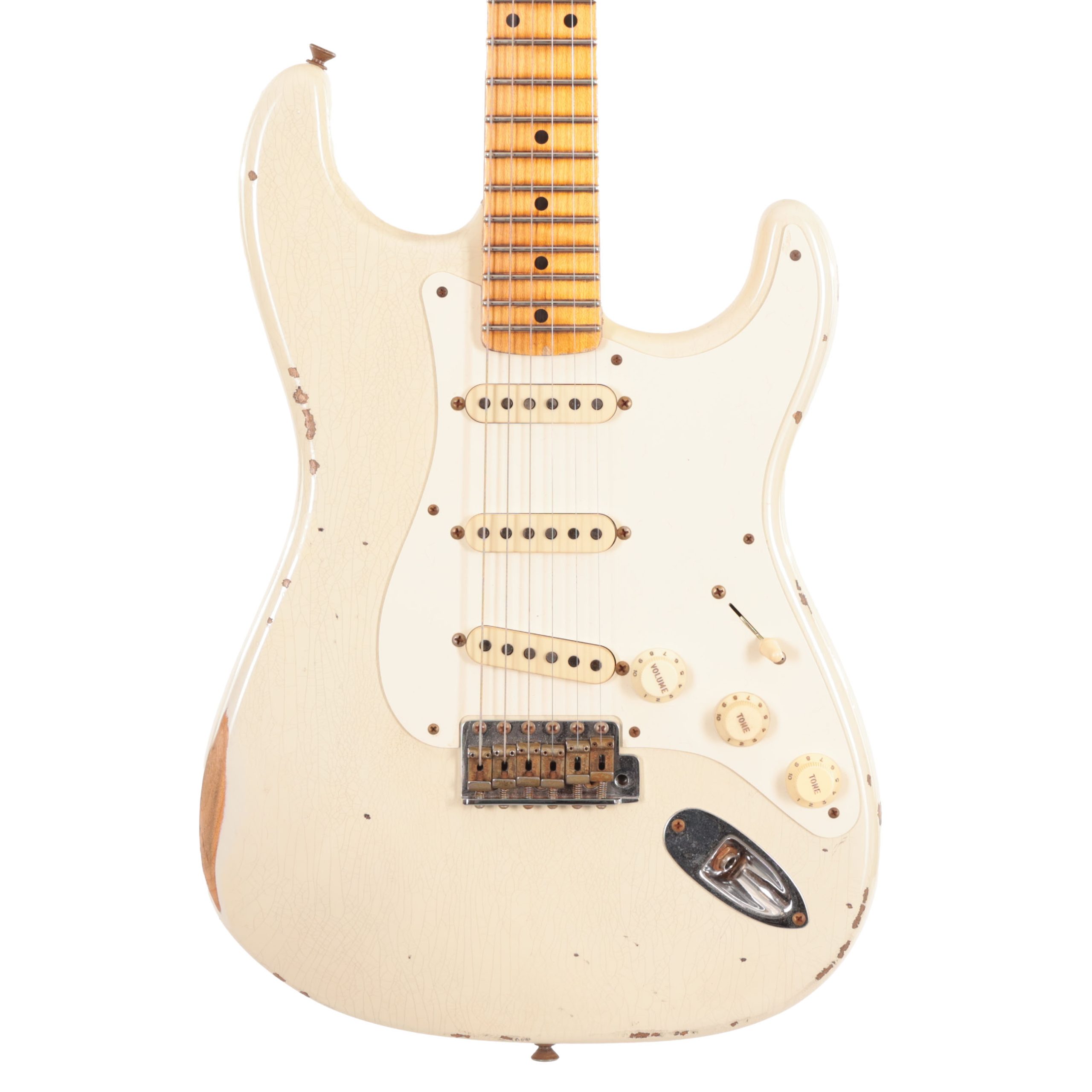 Second Hand Fender Custom Shop '57 Stratocaster Relic in Desert Tan 763 in stock